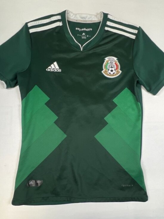 adidas Other - Adidas Youth M Mexico National Team Soccer Jersey Green H. Lozano 8 2017